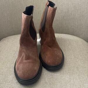 Geox Damiana Suede-Trim Shoe/Boot, S75